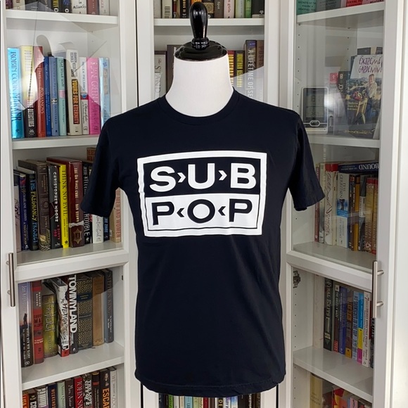 American Apparel Other - SUB POP Black Short Sleeve Graphic Tee